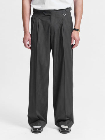 Reternity Tailored Baggy Pants Pinstripe Grey