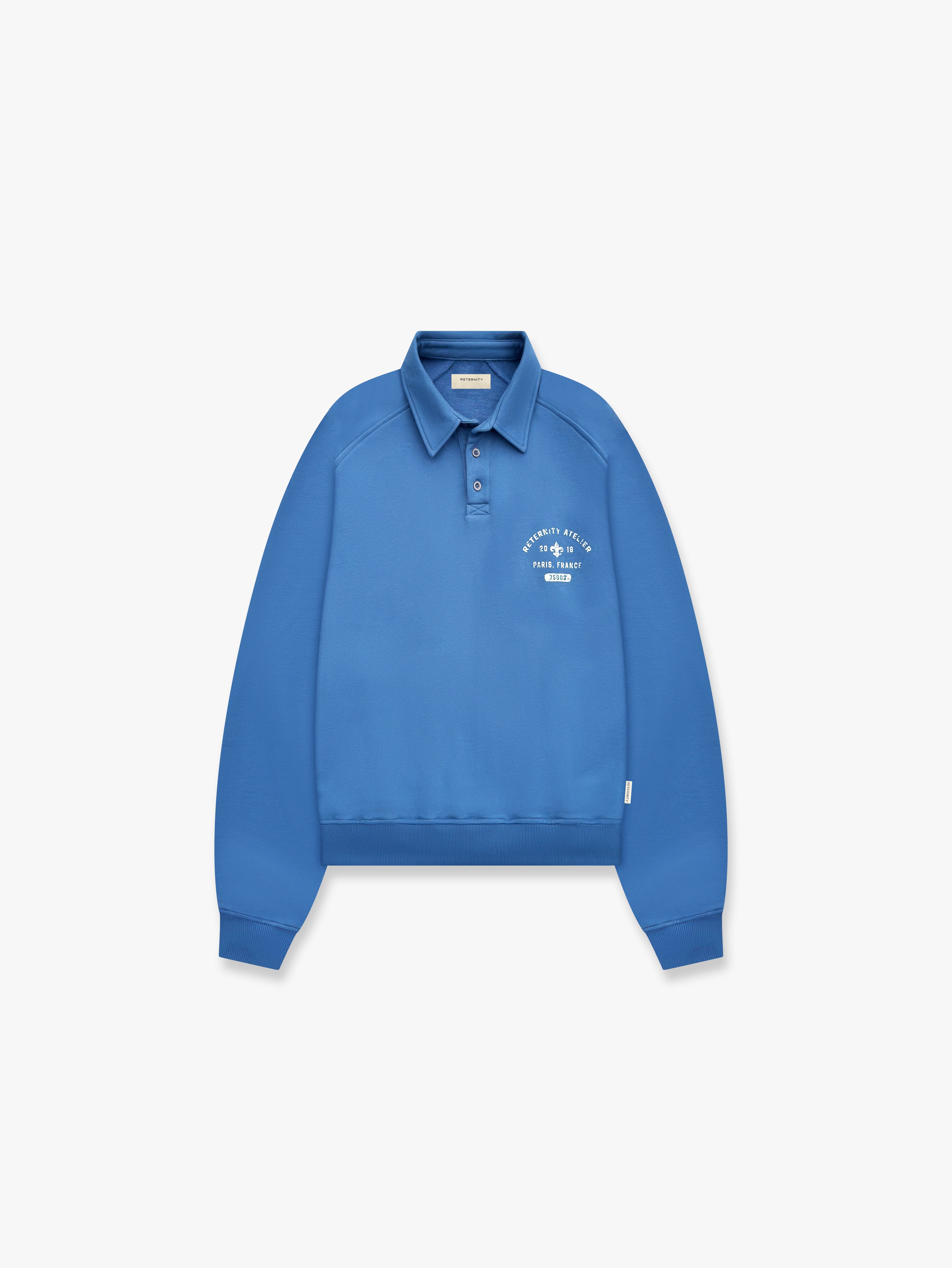 Reternity Maison Polo Sweater Blue