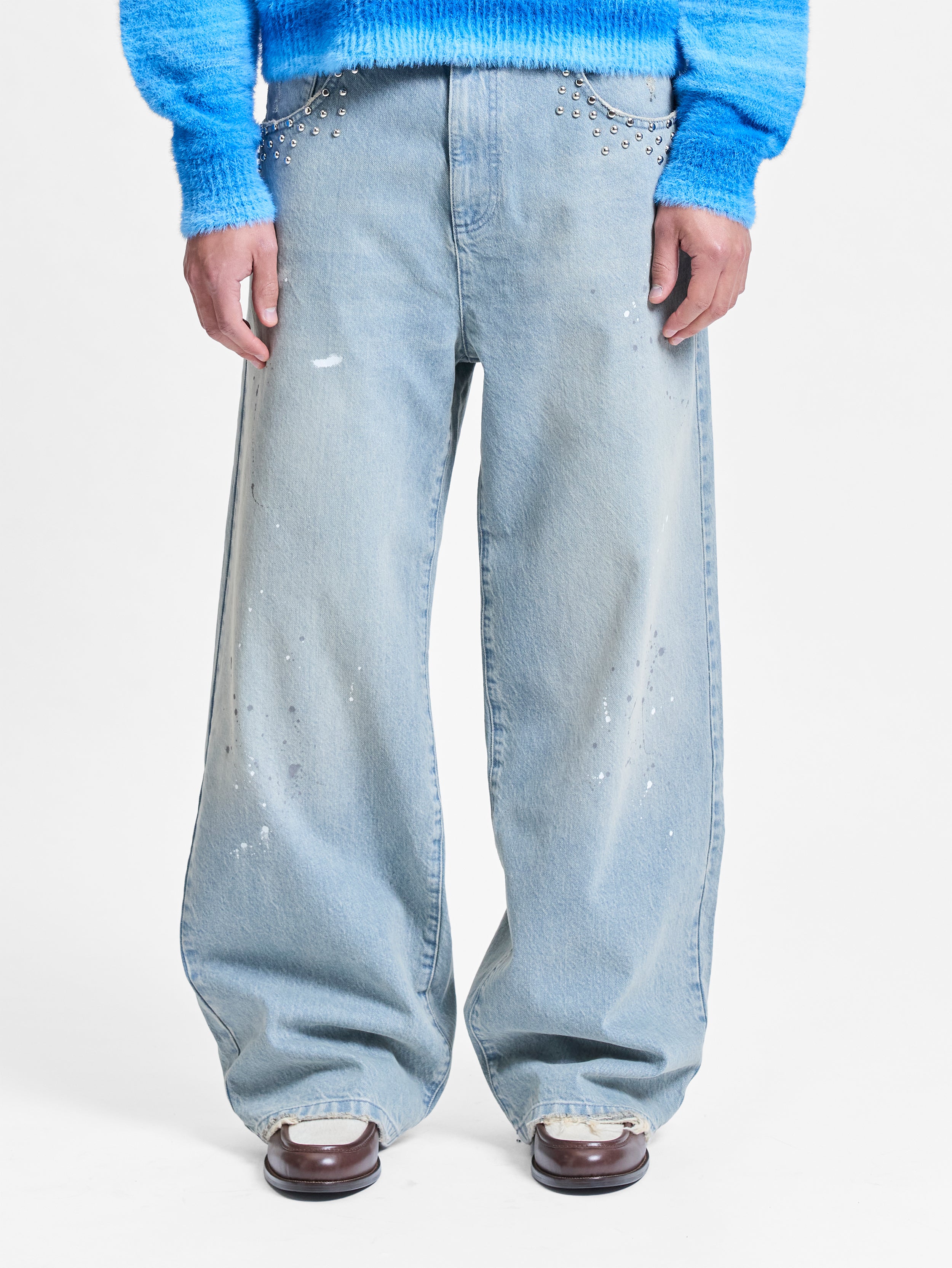 Reternity Studded Denim Light Blue