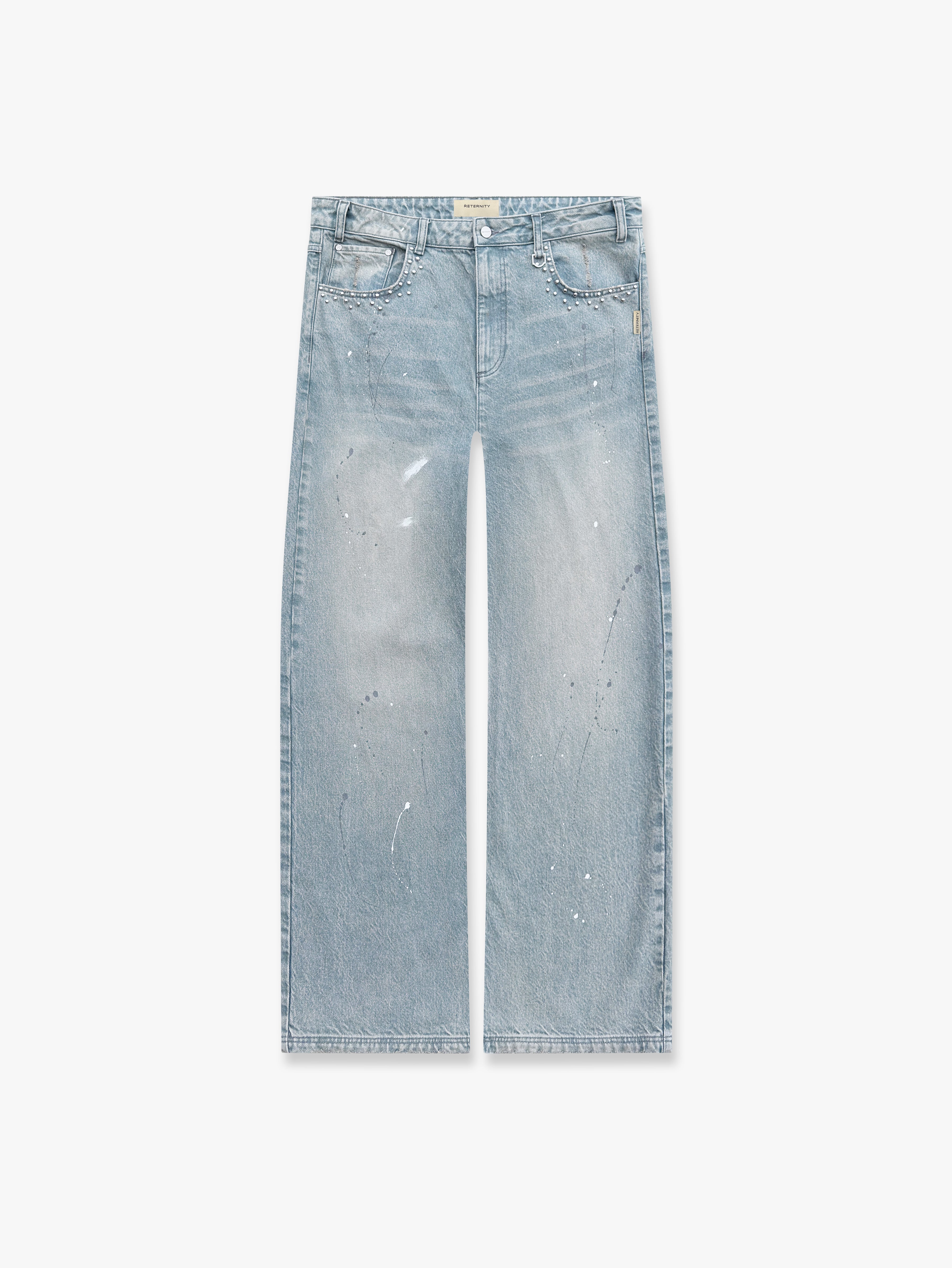 Reternity Studded Denim Light Blue