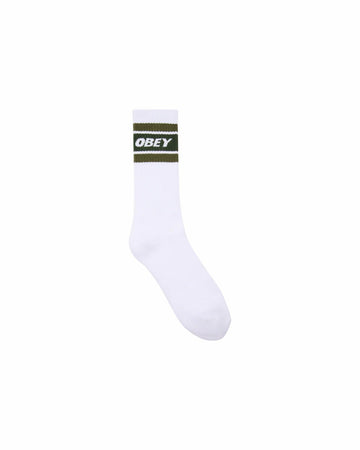 Obey Cooper II Calzini White Kombu Green