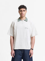 Reternity Le Progres Polo in maglia color crema