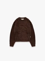 Reternity Vintage Furry Knit Sweater Brown
