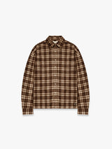 Reternity Somewhere Somehow Flannel Shirt Brown