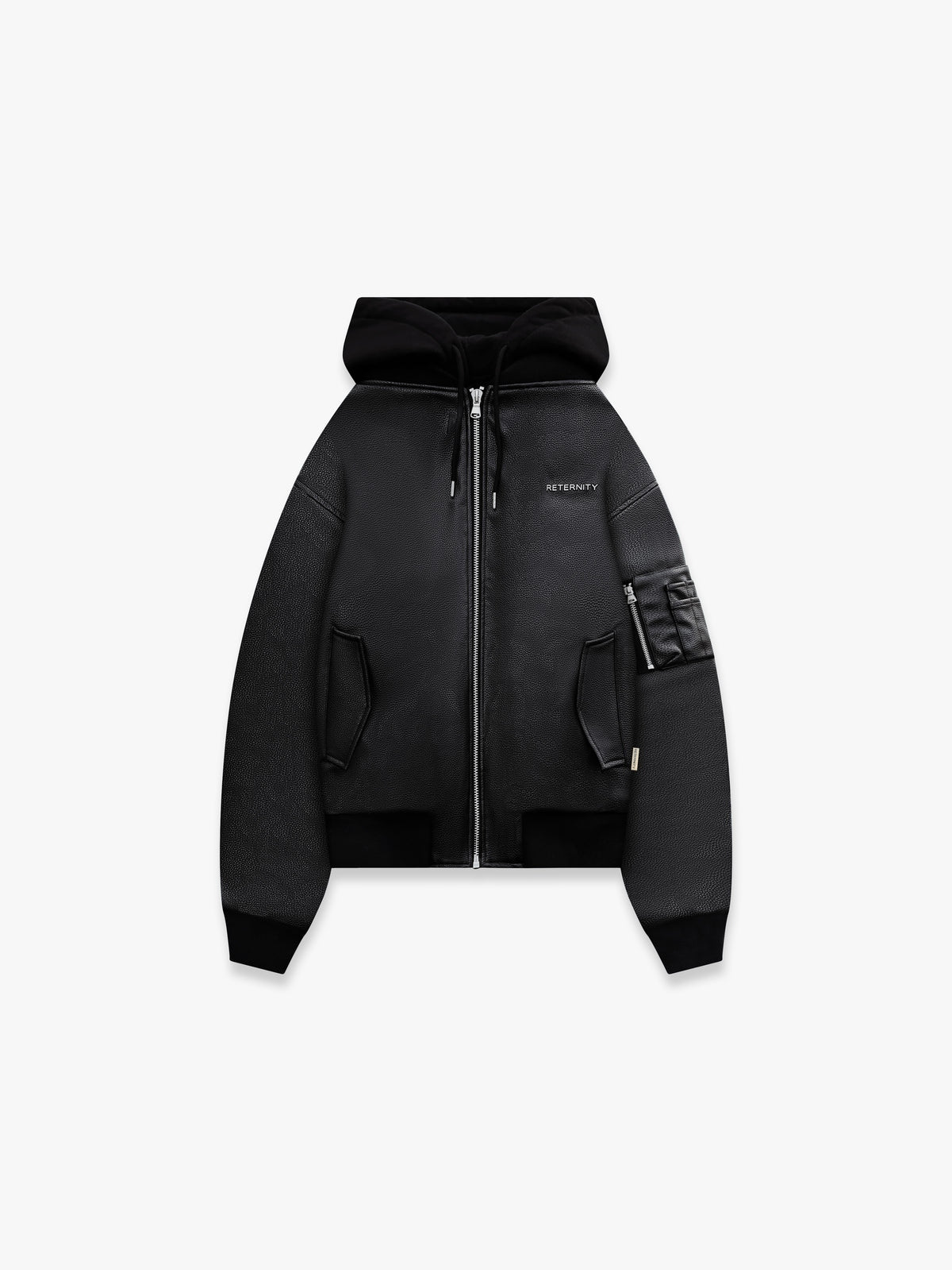 Reternity Metropolitain Bomber Black Leather