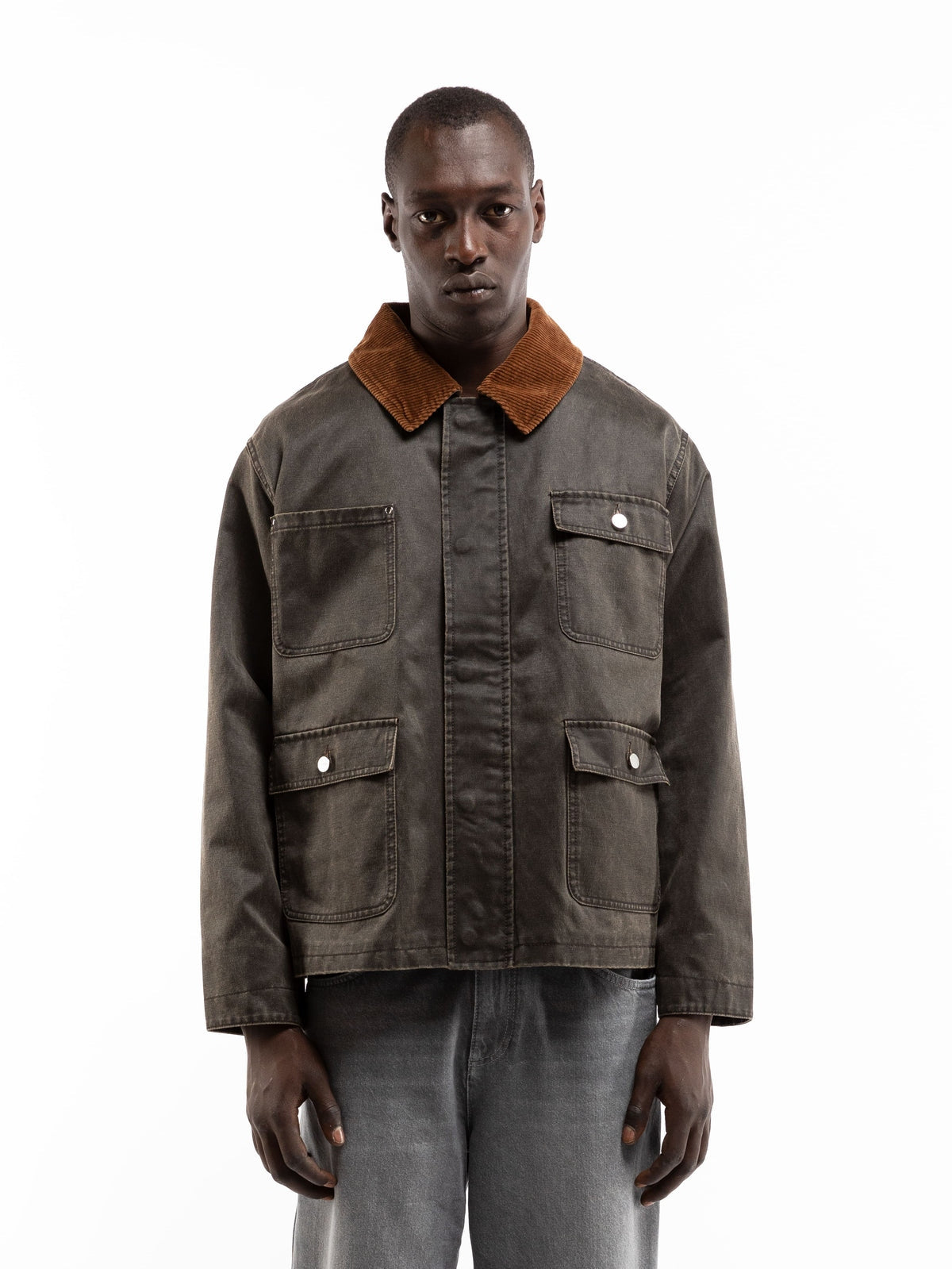 Reternity Waxed Hunting Jacket Vintage Brown