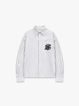 Reternity Le Rayee Shirt  White Navy