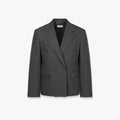 Reternity Signe Blazer Pinstripe Grey