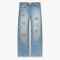 Reternity Distressed Baggy Denim  Washed Blue