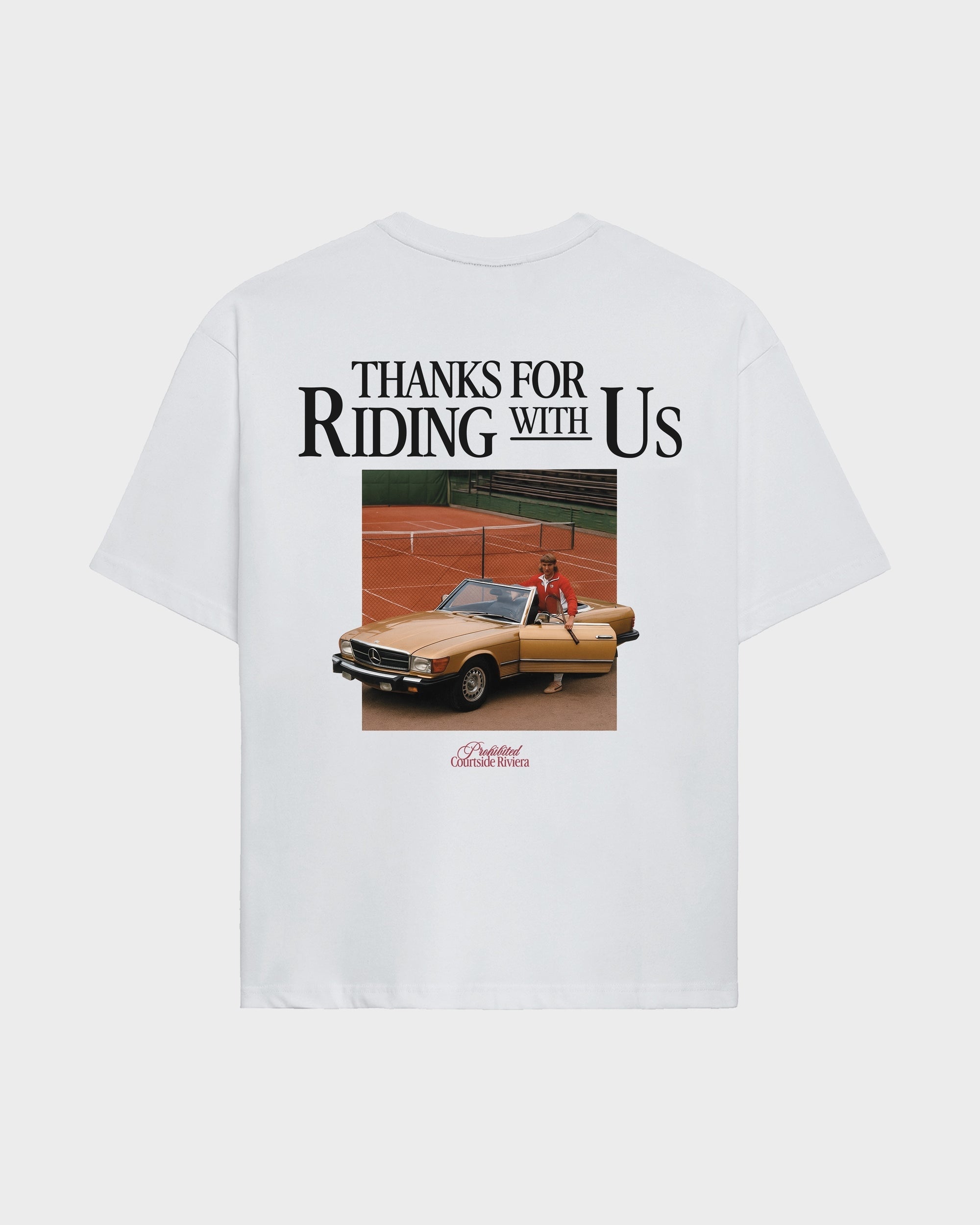 Prohibited Courtside Riviera Tee Off White