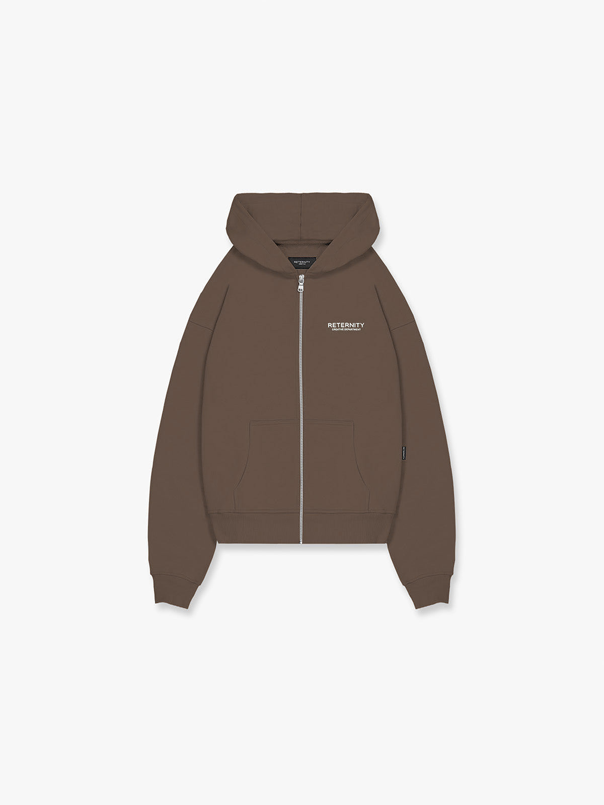 Reternity Creative Dept Zip Hoodie Brown