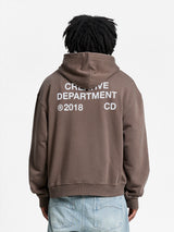 Reternity Creative Dept Zip Hoodie Brown