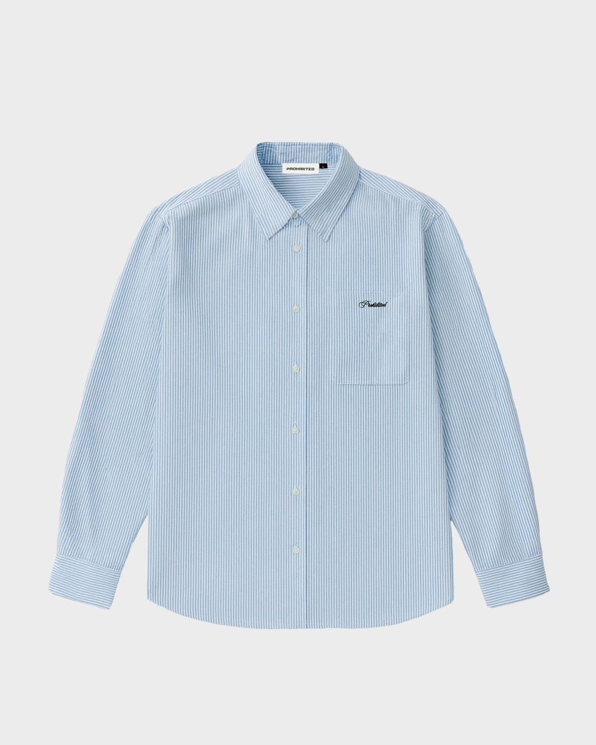 Prohibited The Oxford Button Down Shirt Blue