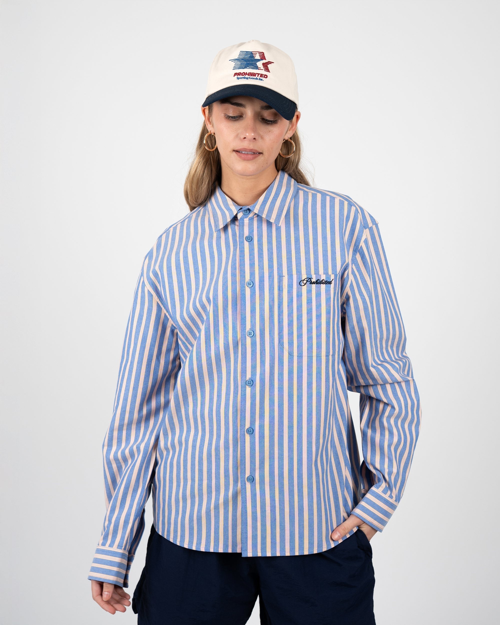 Camicia Prohibited Westbury Blu