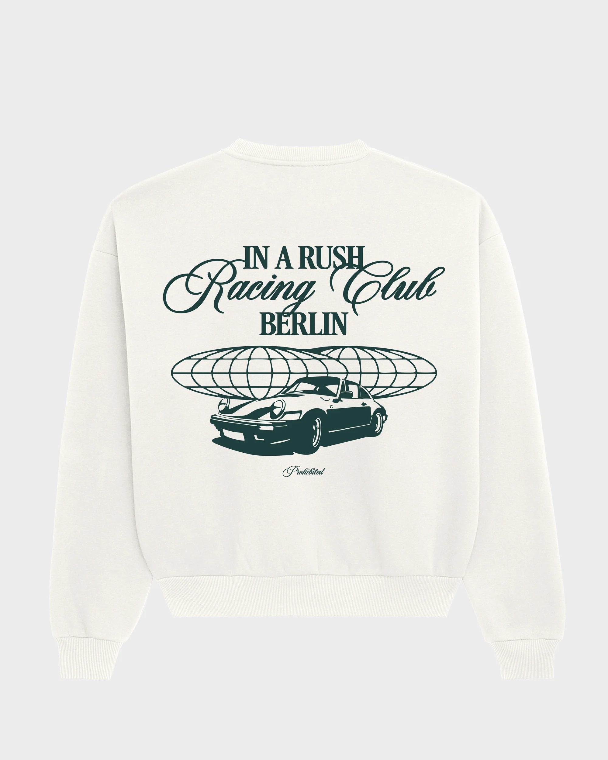 Prohibited In A Rush Crew Neck Off White