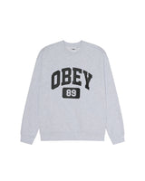 Obey Academy Crewneck Ash Grey