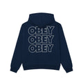 Obey Treble Extra Heavy Pullover Pageant Blue