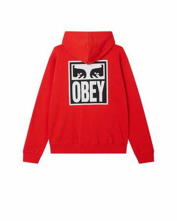 Obey Obey Eyes Icon II Pullover Fiery Red