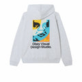 Obey Visual Design Studio Hoodie Heather Grey