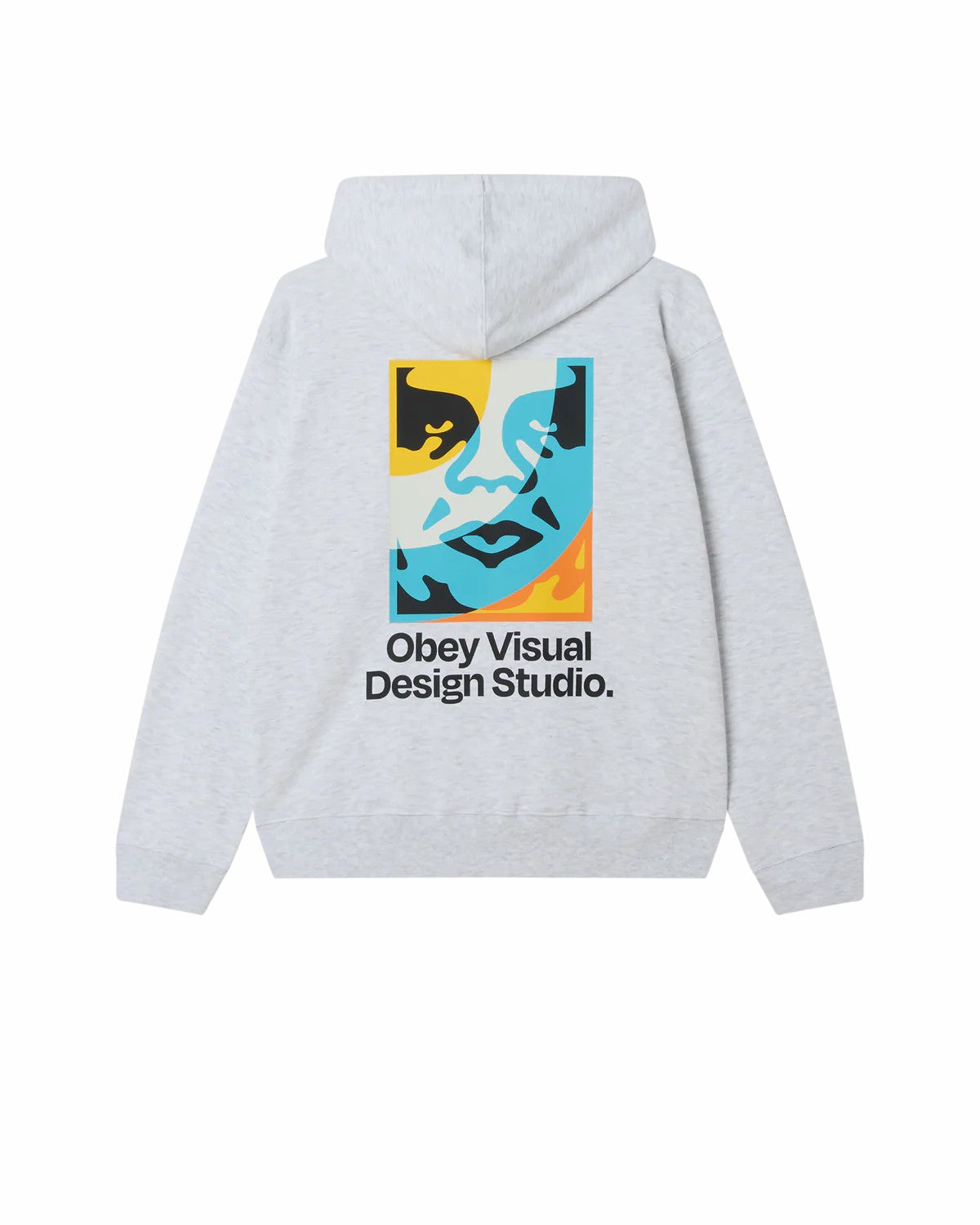 Obey Visual Design Studio Hoodie Heather Grey