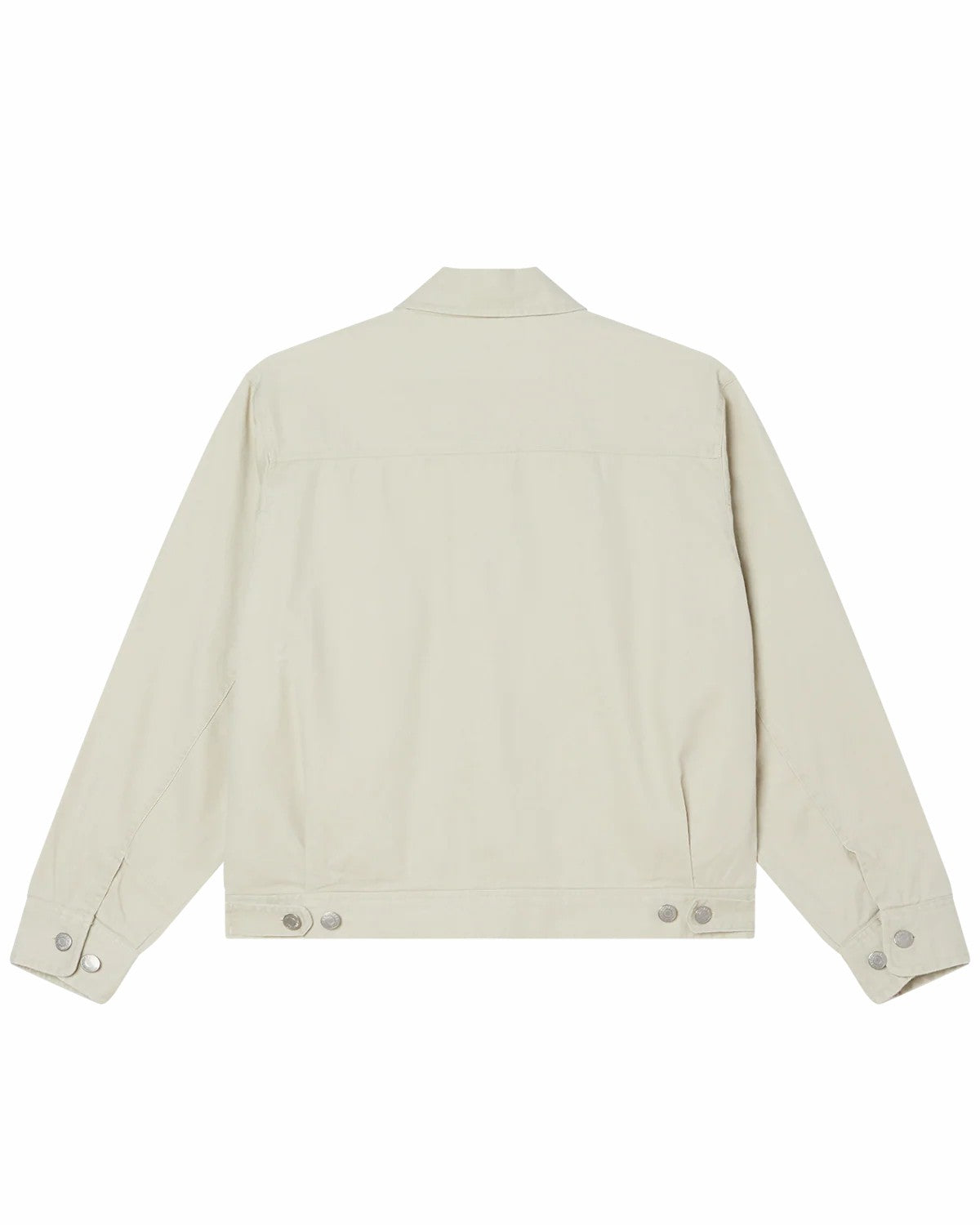 Obey Walter Work Jacket Silver Birch Faded Wash