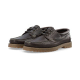 Bianco Biagreg Scarpe Da Barca Brown