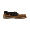 Bianco Biagreg Scarpe Da Barca Brown Mix