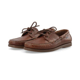 Bianco Biaibiza Scarpe Da Barca Cognac