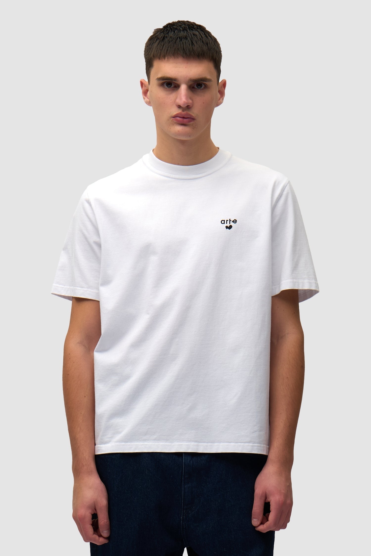 Arte Heart Logo Tee Bianca