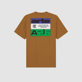 Arte Antwerp Tricolor Serial Tee Brown
