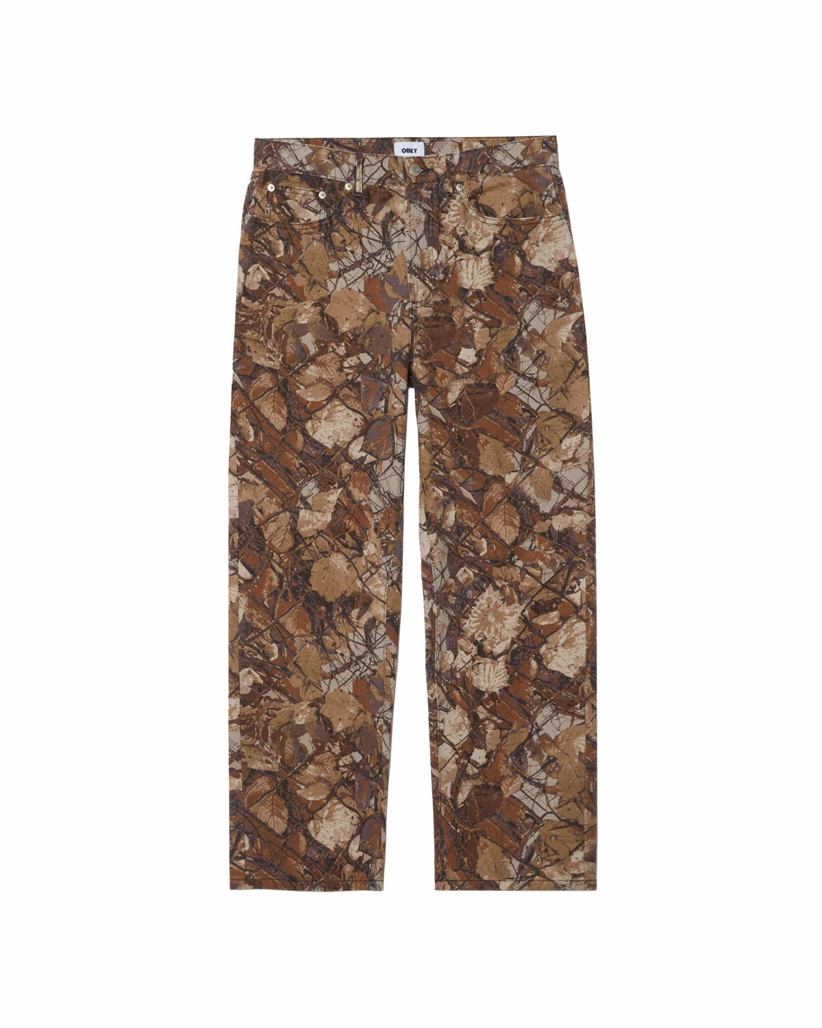 Obey Classic Baggy Denim Fence Camo Multi