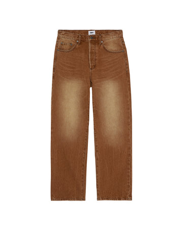 Obey Boxcar Straight Leg Denim Archive Brown