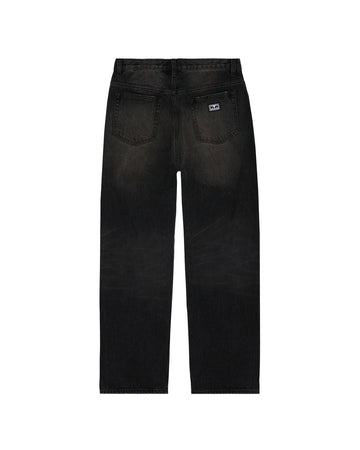 Obey Boxcar Straight Leg Denim Oxidized Black
