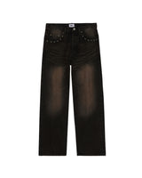Obey Studded Boxcar Straight Leg Dm Black Rust Wash