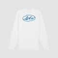 Arte Back Circle Logo Ls Tee White