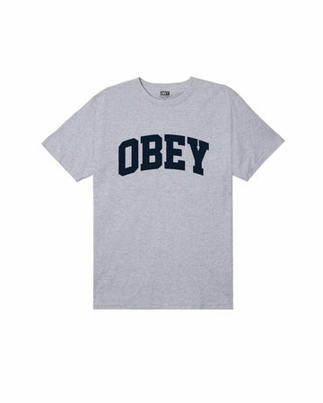 Obey Obey Collegiate Standard Tee Heather Grey