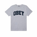 Obey Obey Collegiate Standard Tee Grigio Melange