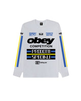 Obey Competition Classic Ls Tee White