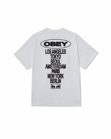 Obey Global Impact Classic Tee White