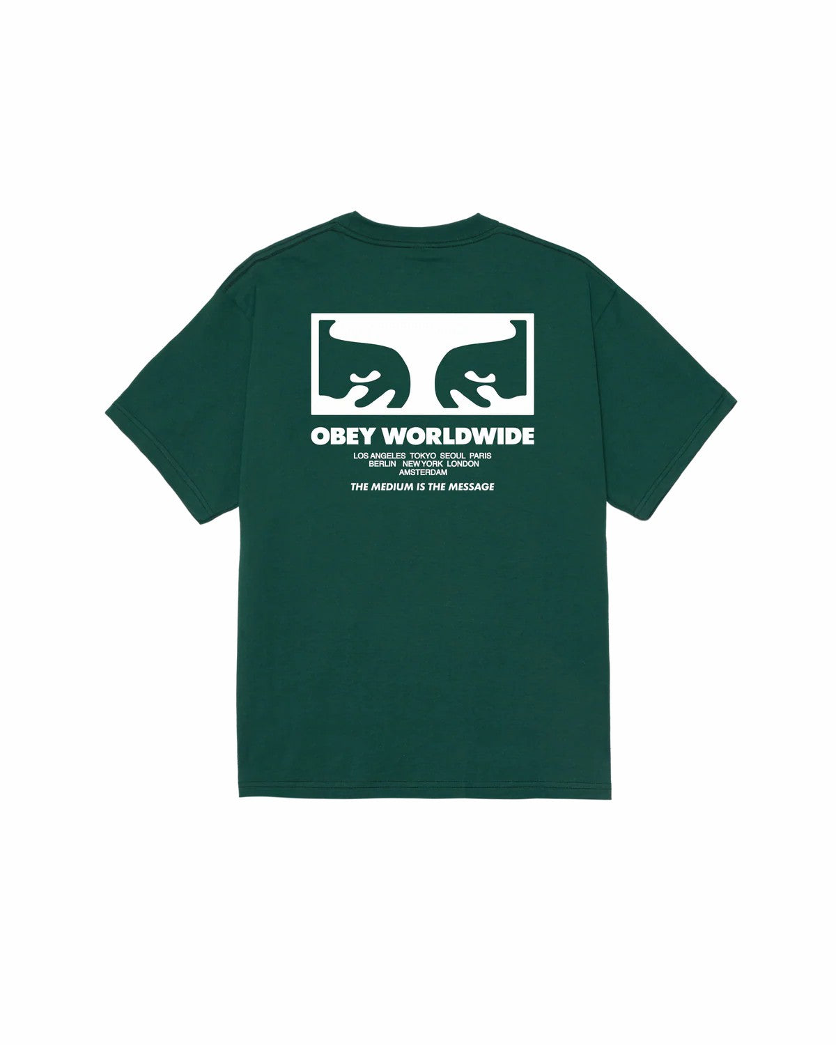 Obey The Medium Is The Message Classic Tee Rainforest