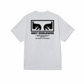 Obey The Medium Is The Message T-shirt Classica Bianca