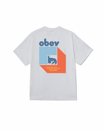 Obey Peep Hole Classic Tee White