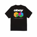 T-shirt classica Obey Dice nera