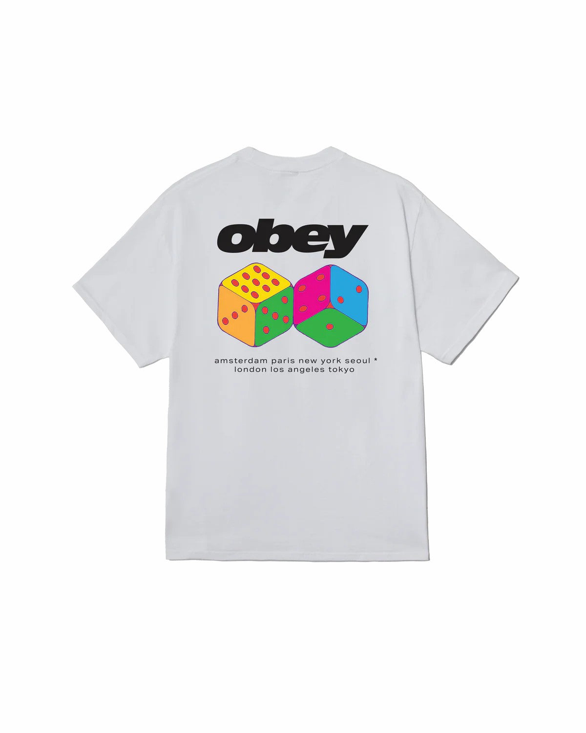 Obey Dice Classic Tee White