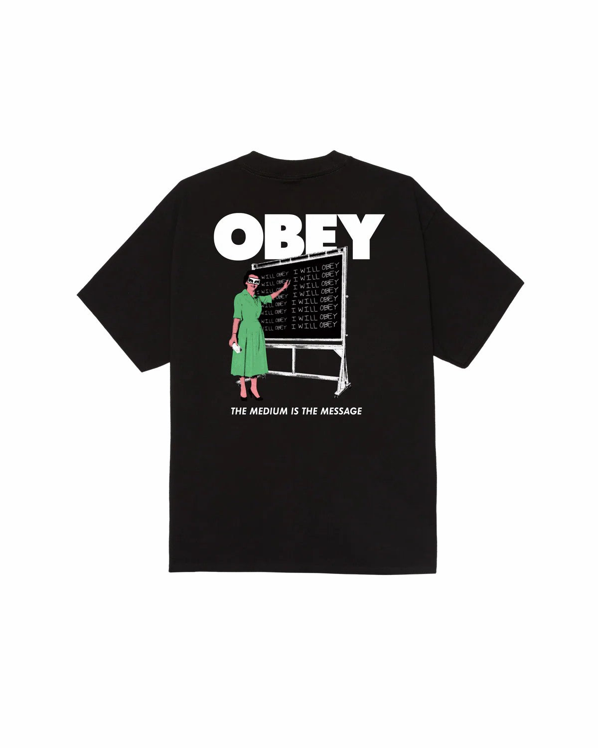 Obey I Will Classic Tee Black