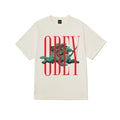 Obey Pillars Classic Tee Vintage White