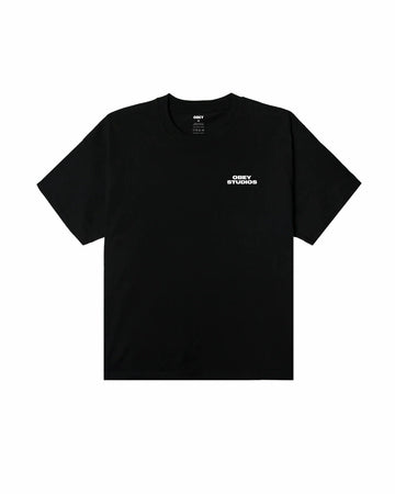 Obey Sky Face Heavyweight Tee Black