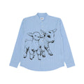 Obey Billy Shirt Light Blue Multi