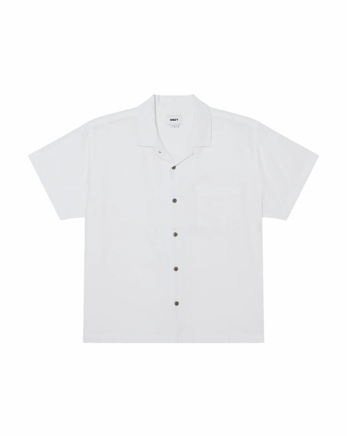 Obey Jasper Ss Shirt White