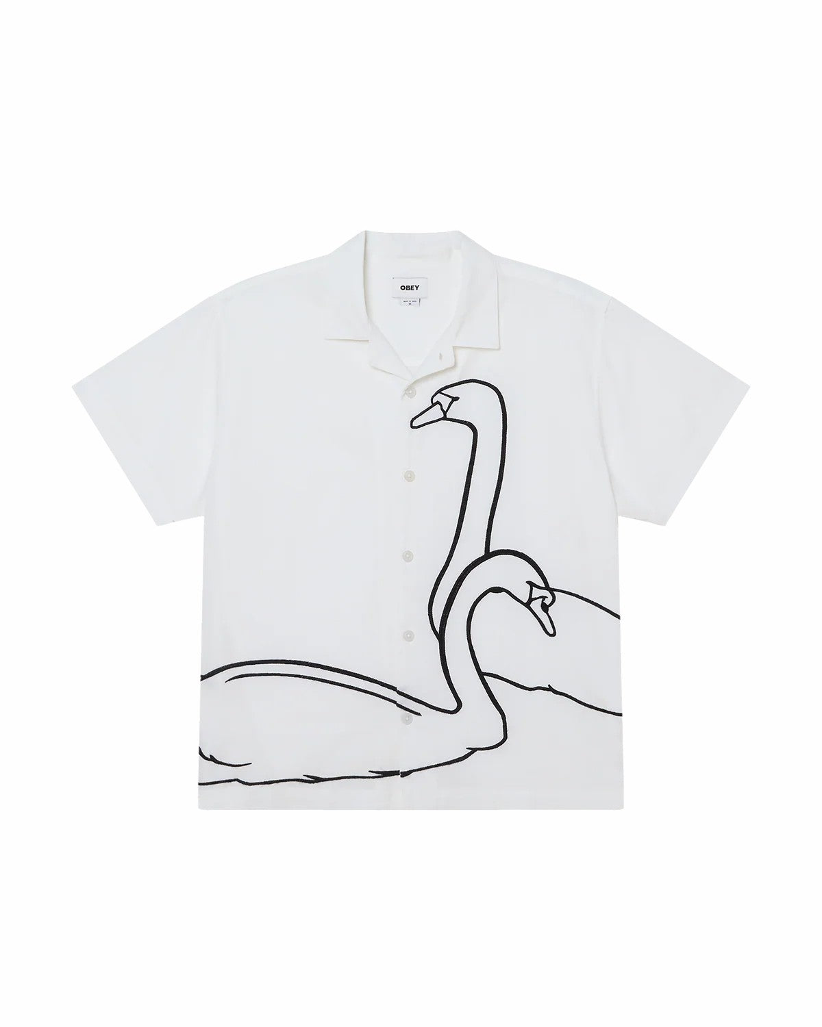 Obey Cliff Ss Shirt White